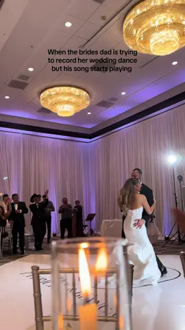 My dad is a whole vibe 🕺 #weddingdance #funnyvideo #dancing #fyp #viral 