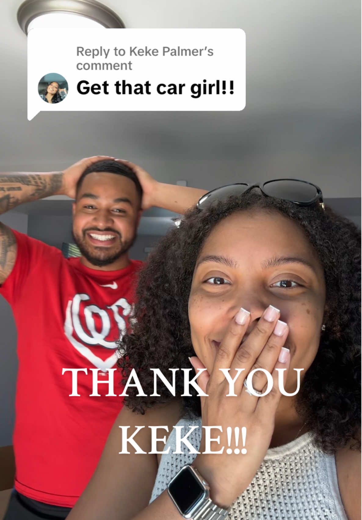 Replying to @Keke Palmer NO FREAKING WAY!!! LOVE U KEKE😭😭😭 #momcar 
