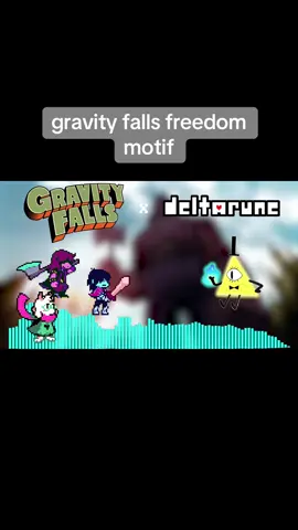 #gravityfalls theme with the freedom motif #deltarune 