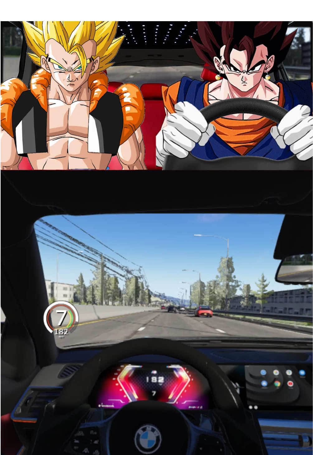 Homeless man tried checkin me for a tender 😭 #dbz #vegito #gogeta 