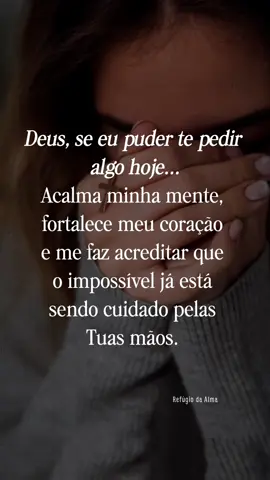 Deus, alivia meu coração e me faz entender que o meu futuro está em Tuas mãos! Se você crê que Deus está providenciando tudo, digita EU CREIO nos comentários! 🙌🏻 #esperança  #fe  #reflexão  #reflexaododia  #frasesmotivadoras  #palavradedeus  #motivacional  #deusaliviatodador 