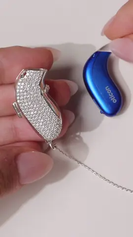 Upgrade ya 💎 #hearingaids #hearingloss #deaf #deafcommunity #hearingaidjewelry 