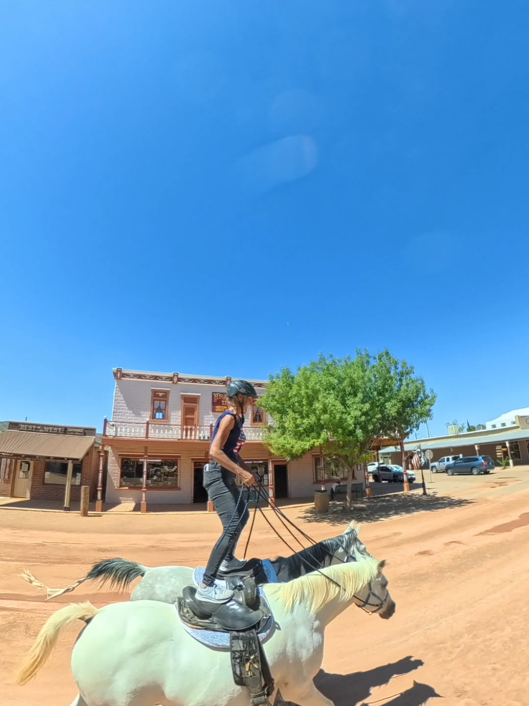 Only in Tombstone. #oldwest #wildwest #mustsee #horse #Tombstone #Arizona 