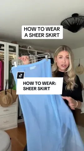 How to wear a sheer skirt this summer #styleover40 #over40club #summeroutfit #howtowear #over40mom 