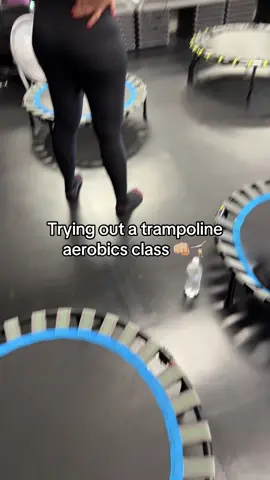 I’m so sore from this class! Deffinitly going back for more ! #workout #milinialsontiktok #trampoline #trampolinepark #trending #exercise #cardio 
