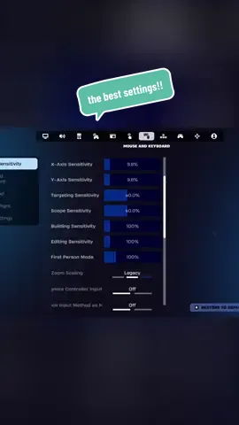 my updated settings! #fortnite #cryblutears #forupage 