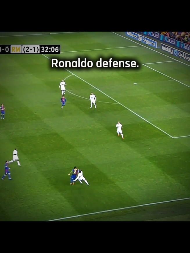 Ronaldo defense. 18:00  #foryoupage #cristianoronaldo #defesa #cr7 #edit 