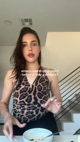 the best time to eat protein is… #weightloss #strengthtraining 