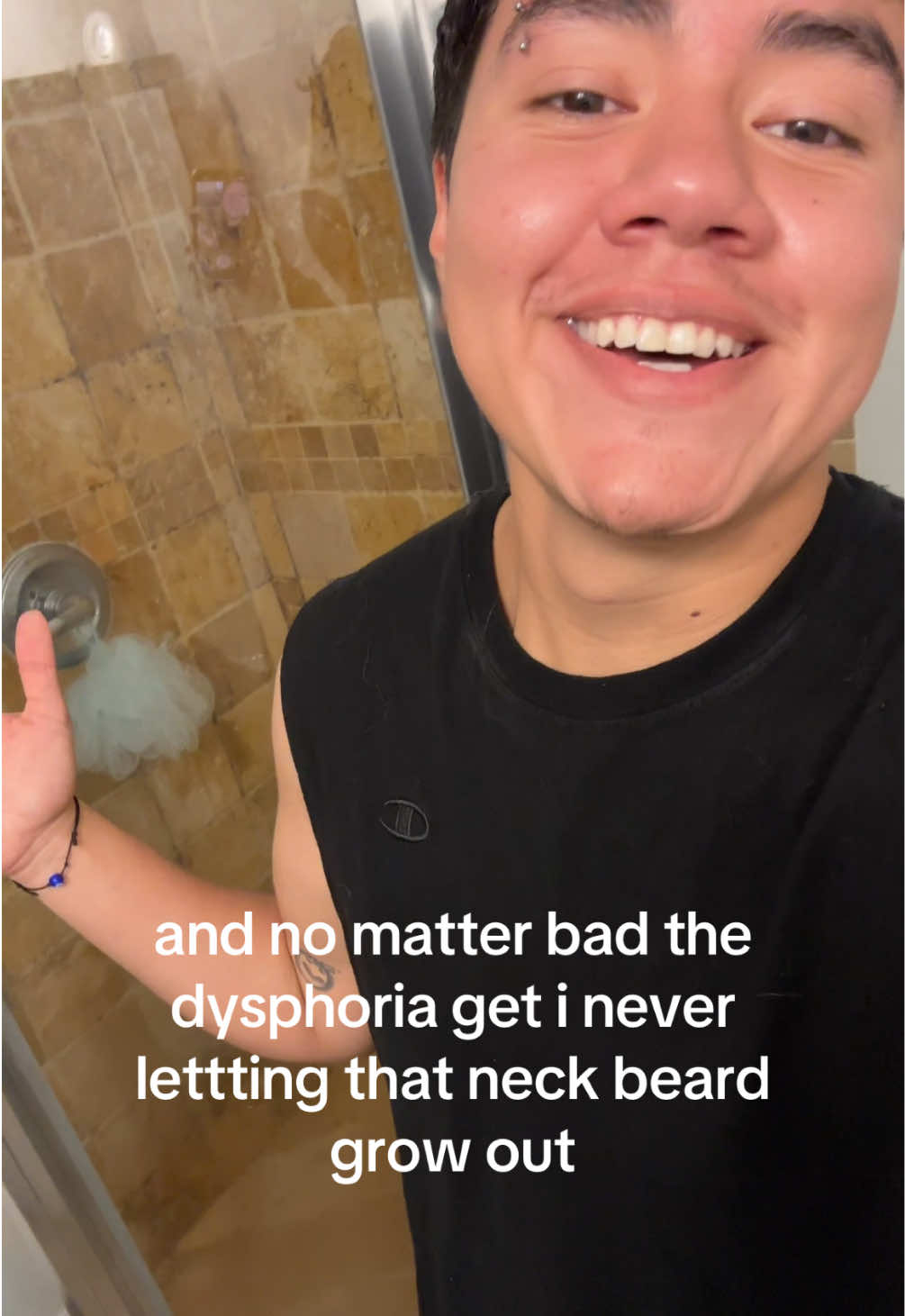 NO MATTER HOW BAD* keeping the dirt stache though #ftm #trans 