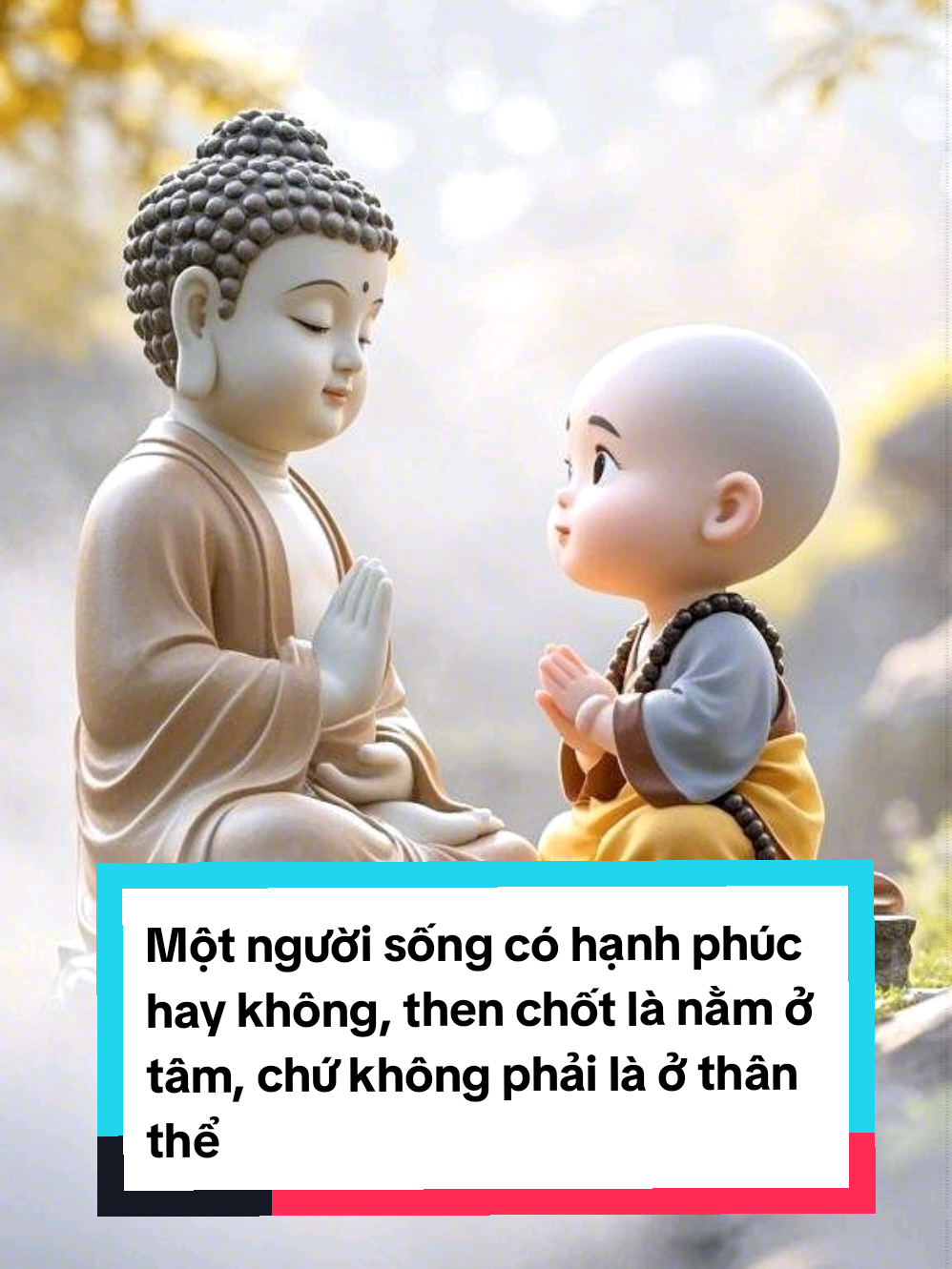 Một người sống có hạnh phúc hay không, then chốt là nằm ở tâm, chứ không phải là ở thân thể. #Anvui  #PhatPhap  #NiemPhat  #Phatphapvobien 