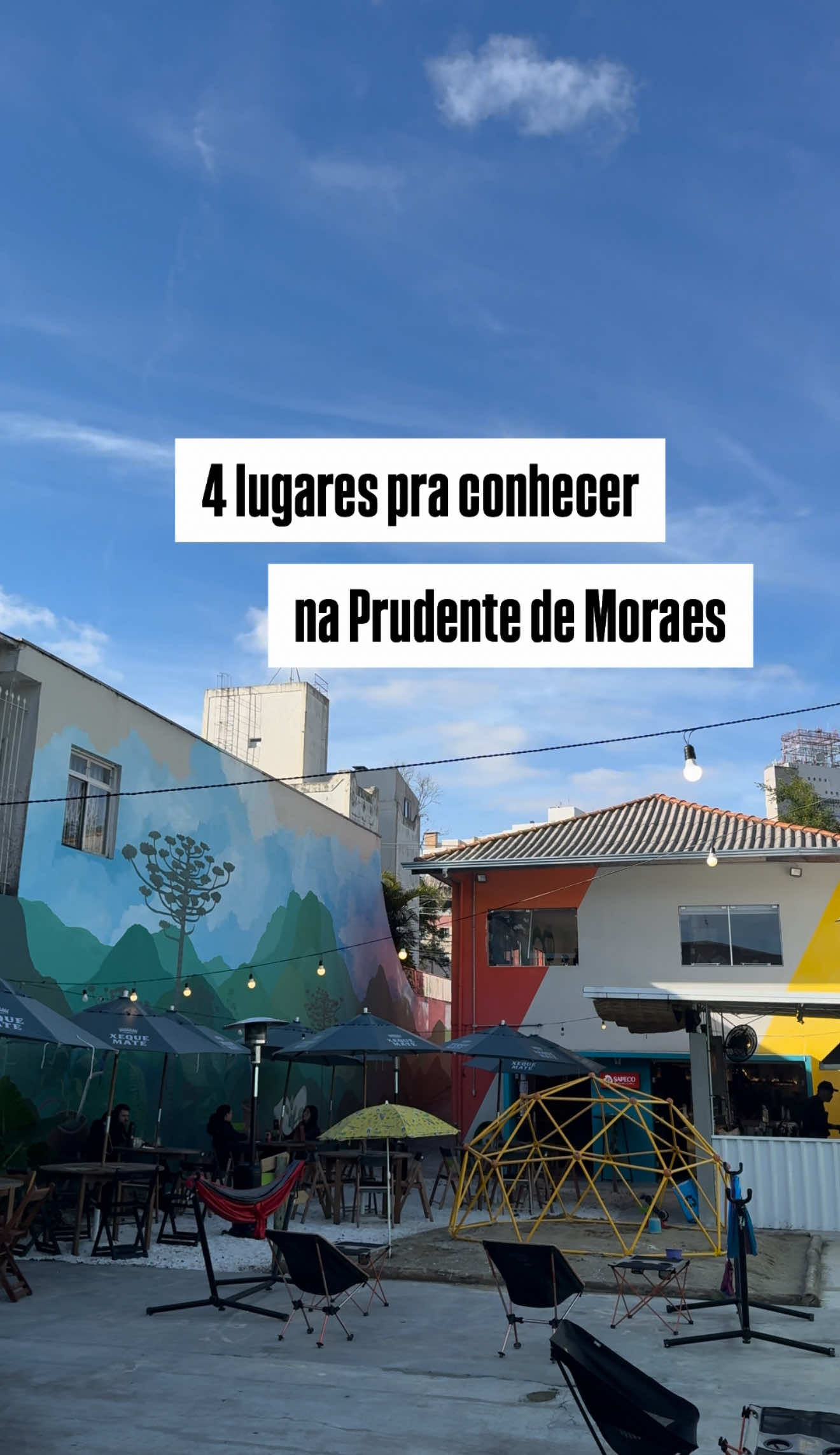 Já salva essa dica! 4 bares e restaurantes pra colocar na listinha! Na rua mais agitada da cidade, a Alameda Prudente de Moraes!