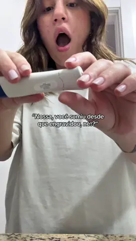 “Ain gravidez não é doença”… tenta crescer DOIS seres humanos dentro de ti enquanto vomita 15 por dia então 🤣🫠