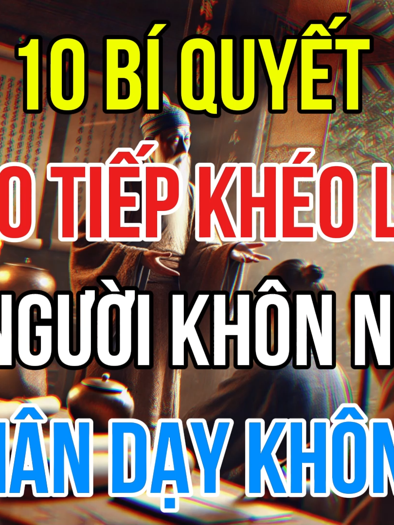 10 Bí Quyết Giao Tiếp Khéo Léo Của Người Khôn Ngoan – Cổ Nhân Dạy Không Sai #cachsong #conhanday #tutam #loiphatday