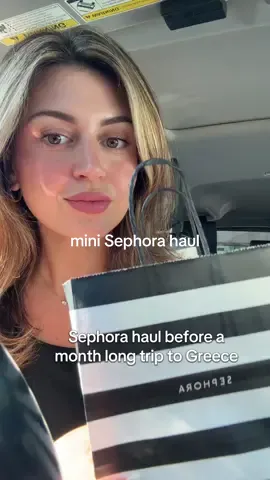 how am I supposed to pack when my make up bag is actually going to be 30lbs ????  @sephora @ONE SIZE BEAUTY @Dae Hair @THE OUAI @MERIT Beauty  #sephora #sephorahaul #shoppinghaul #makeuphauls #sephorahauls #minisephorahaul #sephoramusthaves #makeupgirl #makeup #smallcreator #smallbeautycreator #summermusthaves #prevacationprep #prevacation #eurotrip #greece #greeksummer #packingforvacation #vacationprep 