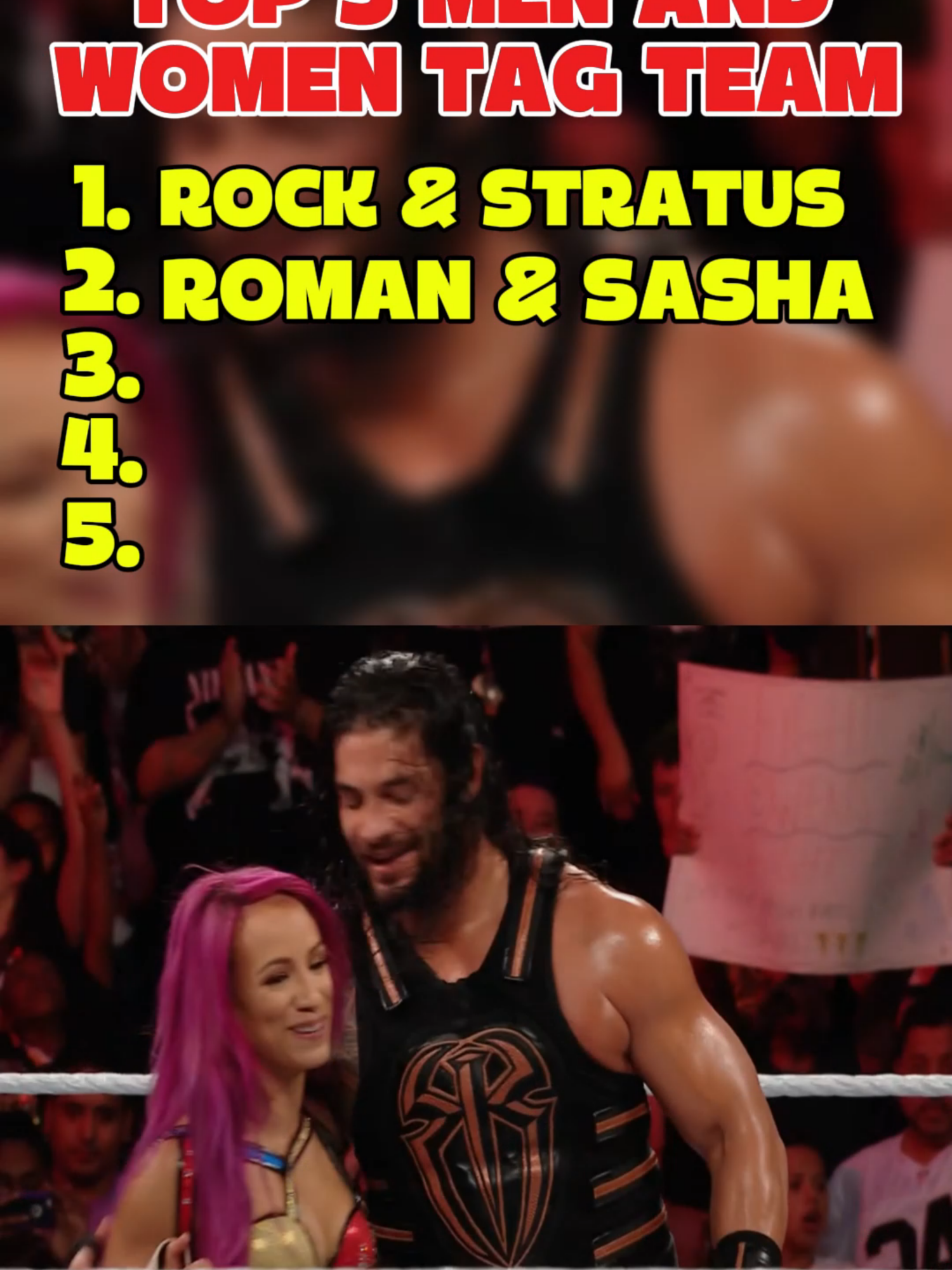 TOP 5 Men and Women Tag Team Match #WWE #wweraw #wwefan #wwetiktok #wwesmackdown #wwefans #wweuniverse #wwechallenge #fypシ #johncena #codyrhodes #brocklesnar #randyorton #romanreigns #cmpunk #sethrollins #fyp #therock #reymysterio #kurtangle