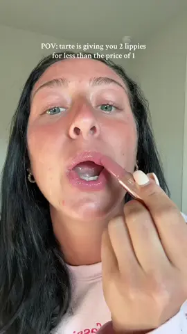 @tarte cosmetics knew we needed lippies on sale !!! #lip #lipduo #mixedberries #juicylipplump #amaya #LoveIsland @Maureen Kelly #tiktokshopcreatorpicks #dealsforyoudays #ttsbeautybesties #sale #viral 