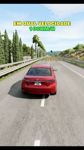 Em qual velocidade o Toyota Corolla passa melhor nos quebra molas? #beamng #beamngdrive #cars #foryou #Game 