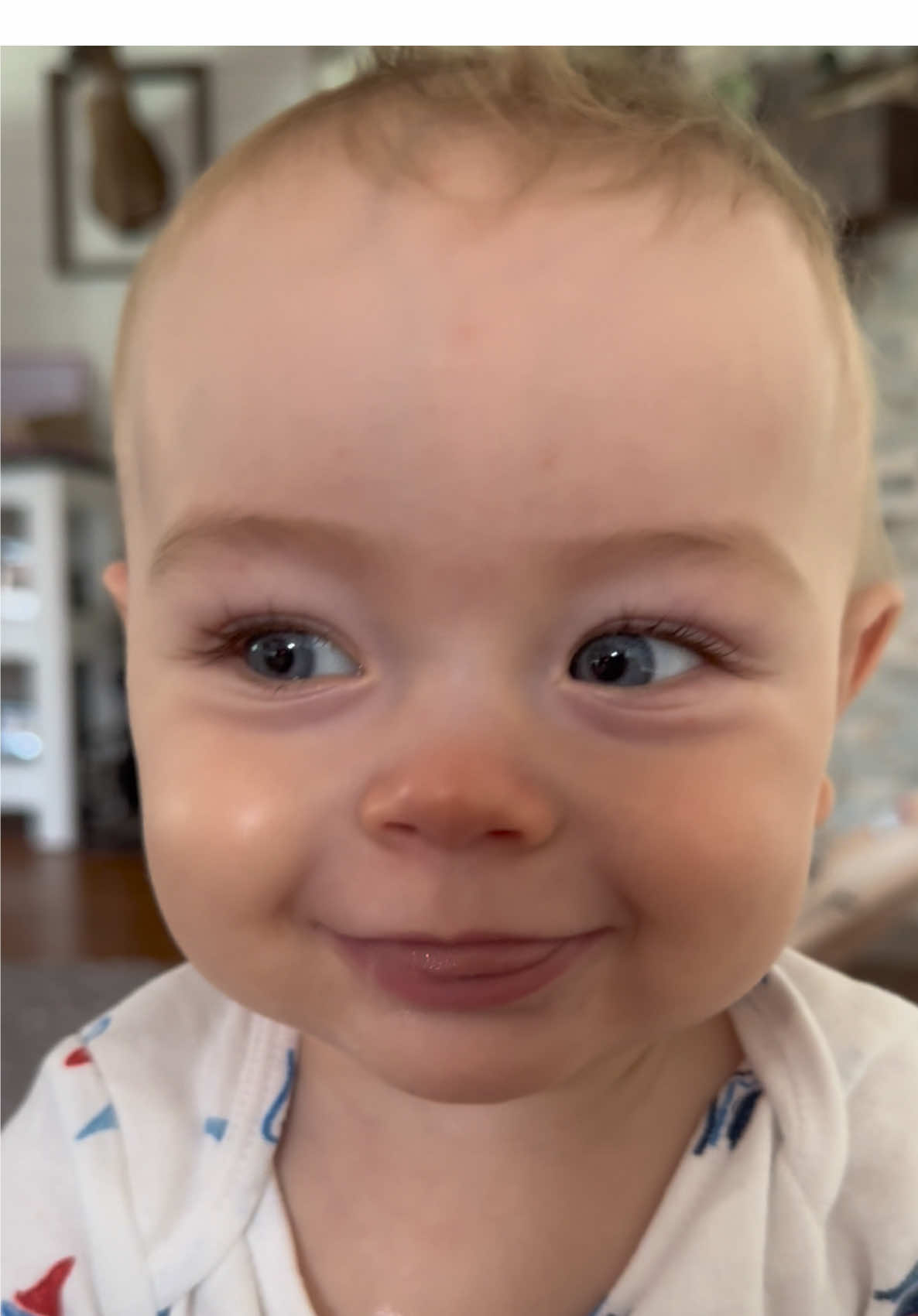 In his blowing raspberries era😝 #funny #baby #fyp 