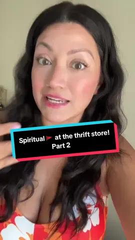 Spiritual red flags 🚩 at the thrift store part 2! #spiritualsigns 