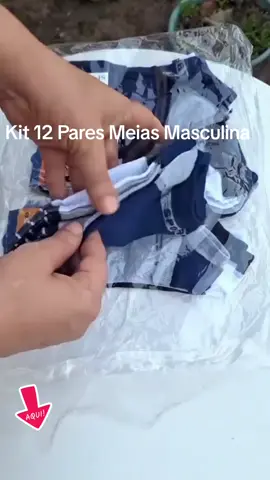 Kit12 Pares Meias Soquete Masculina.#Tiktokshopchegou #viraliza #maisviews 