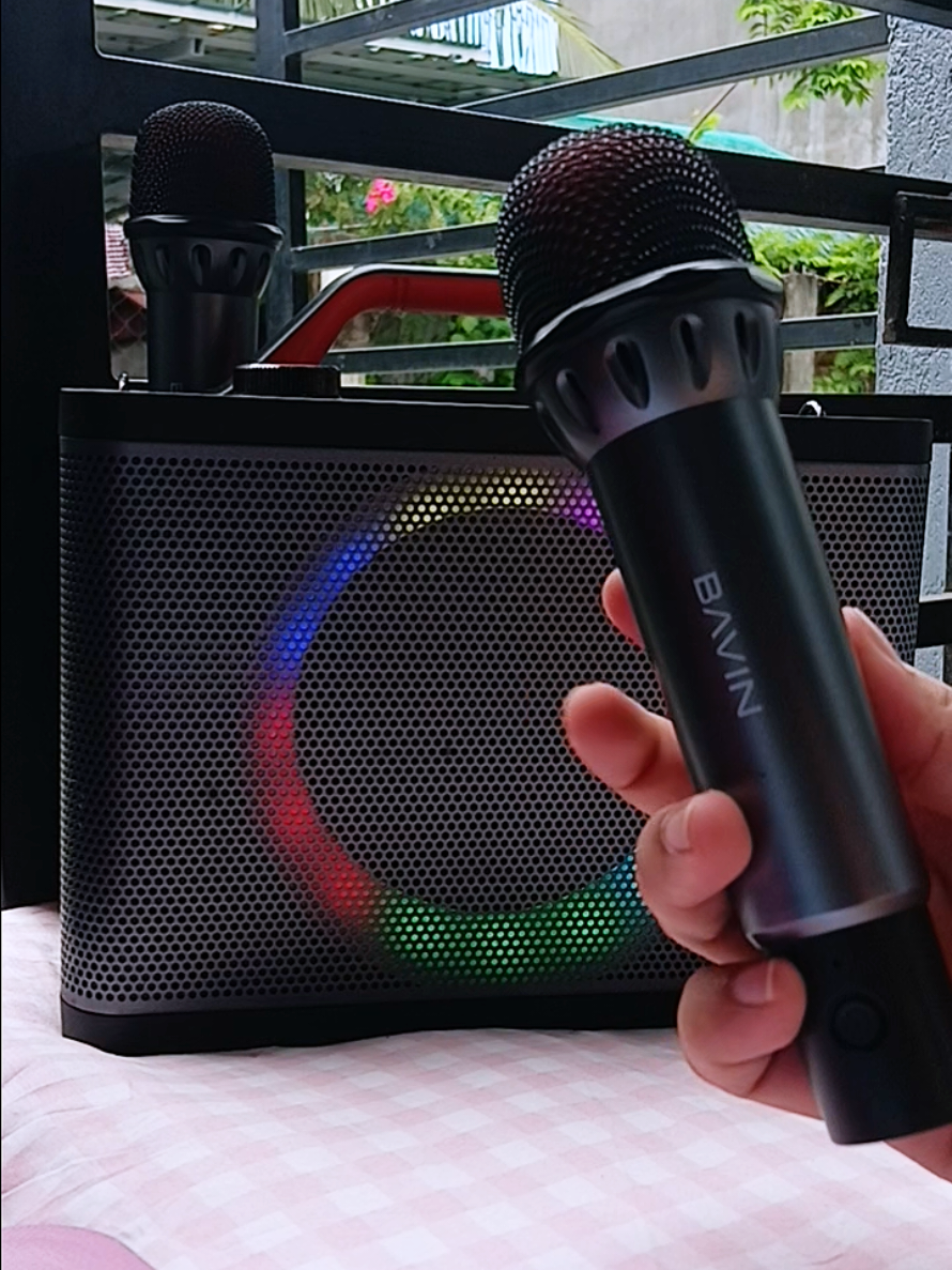 Bavin BM10 Portable Karaoke Speaker🎶🎤 #bavin #speaker #portablespeaker #bluetoothspeaker #karaoke 