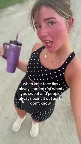 like it’s always been like this I don’t need a reminder 😐🙃 #workout #redface #summerworkout #childhoodtrauma #summertime 