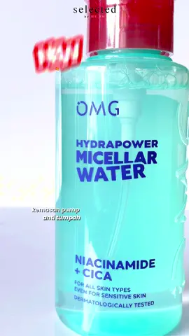 NEW LAUNCH ‼️ OMG Micellar Water kemasan 300 ml ❤️‍🔥  #fyp #masukberandafyp #fypage #afiliate #afiliatemarketing #afiliatepemula #afiliatetiktok #tokokosmetikmurah #diskonkosmetik #rekomendasi #omg #omgmicellarwatter #micellarwater #ohmyglam #wonogiri #wonogiri24jam #baturetno #baturetnowonogiri #baturetno24jam 
