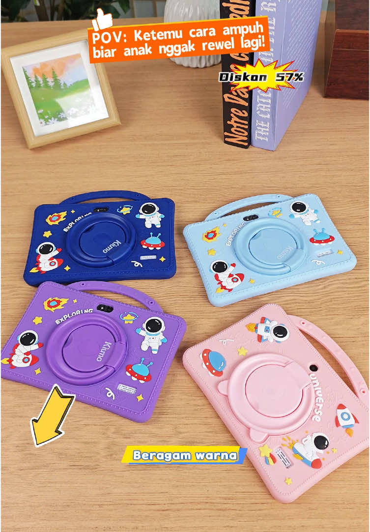 Seluruh bodi dilapisi silikon lembut yang tahan banting- nggak khawatir kalau jatuh! #tabletanak #tabletanakmurah #mainanedukasi #bermainsambilbelajar #kiumo #tabletanak #tabletforkids #bermainsambilbelajar #mainanedukasi #kiumo #tabletanakmurah #guncang66spesialgajianc #tablet 