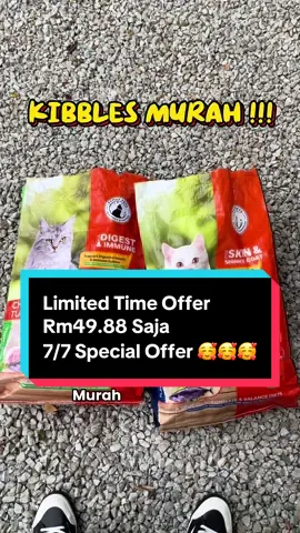 Limited Time Offer Rm49.88 ✅ #legendpets #lgdpets #lgdpetsmakanankucing #makanankucing #familypets #familypetsmakanankucing #fyp #makanankucingmurah #meow #kucing #kucingmeow #lgdpetsmakanankucing7kg #makanankucingberquality #familypetsoftiktok #catsoftiktok 
