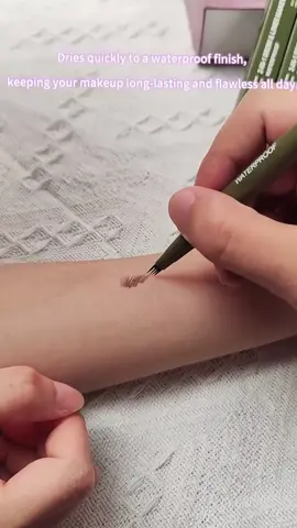 Waterproof four-prong brow pen — one application lasts all day! 💦#UCANBE#browpen #brows #browtutorial #eyebrows #eyebrowtutorial #TiktokShopCreatorPicks #tiktokshop #fyp