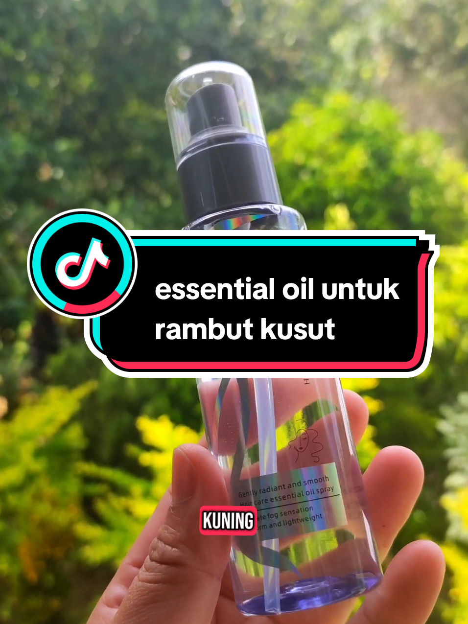Essential oil untuk rambut..rambut jadi lebih lembut dan berkilat #haircare #haircareroutine #haircareproducts #hanboli 