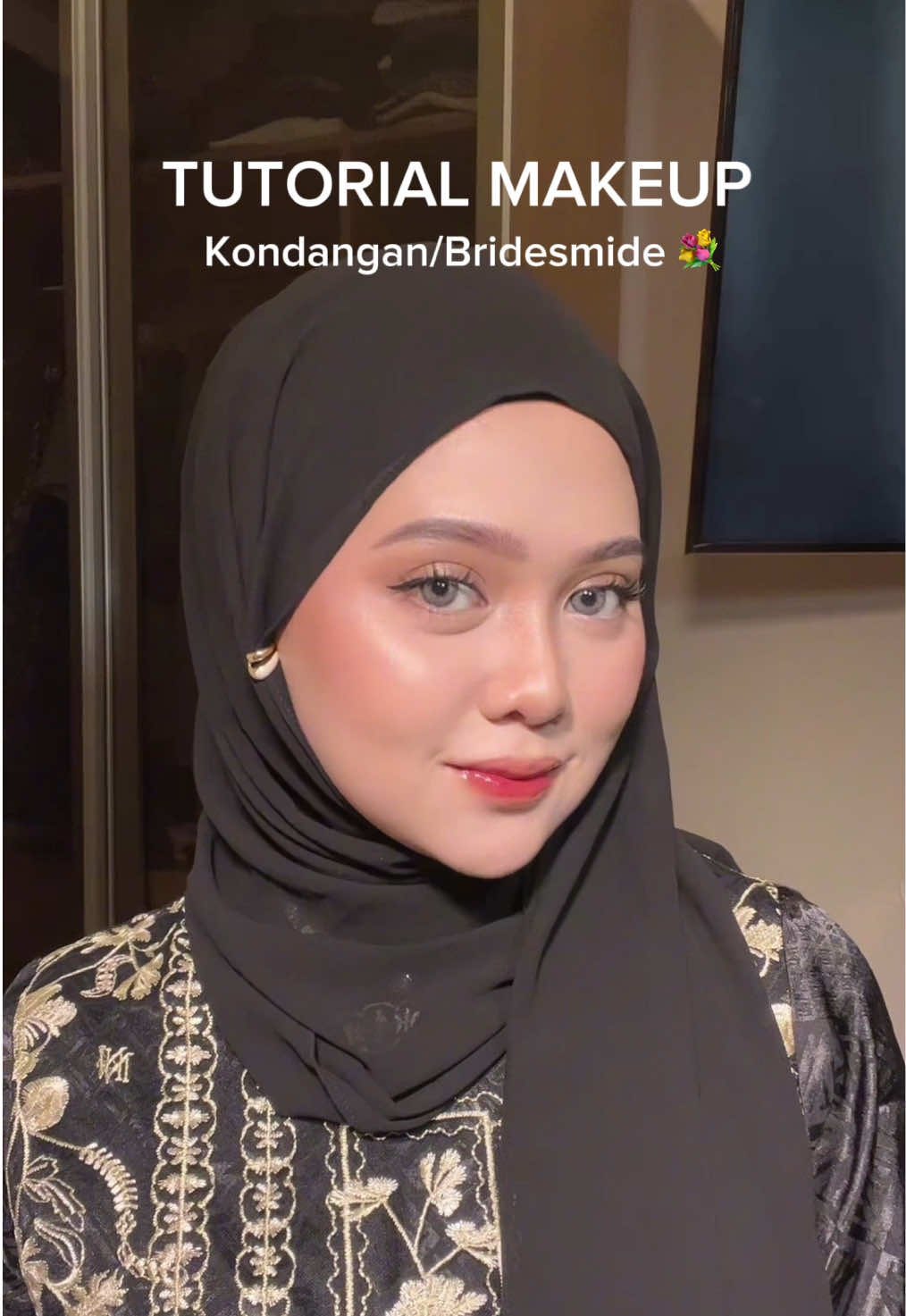 Makeup Kondangan/Bridesmide 💐💞 #makeuptutorial #makeupbridesmaid #makeupkondangan 