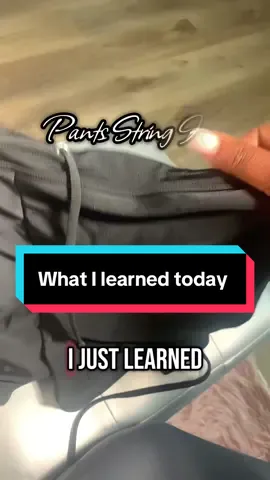 I just learned this today. Did y’all know about using a pen to pull a string through your pants? 