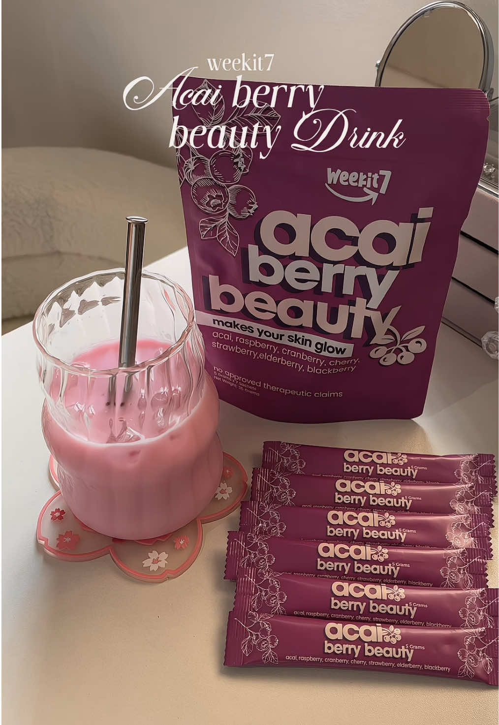 stop drinking unhealthy drinks and switch to acai berry drink! 🍷  #acaiberry #weekit7 #acaiberrydrink #acaiberrybeauty #acaiberryjuice #acaiberryjuicedrink 