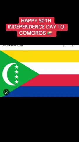 Happy independence to Comoros 🇰🇲! #fyp #foryou #foryoupage #foryourpage ###fyp