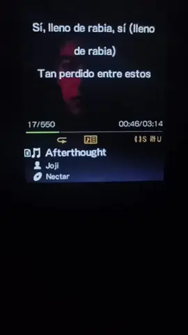 afterthought - Joji & BENEE #joji #benee #music #song #lyrics #walkman #fyp 