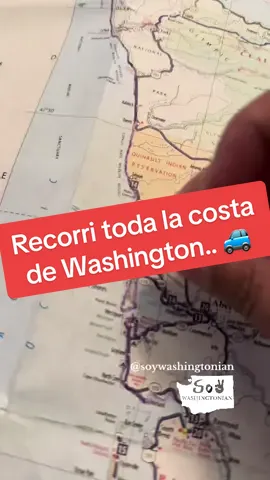 😱 Recorri toda la costa de Washington!! #travelvlog #camping #roadtrip #seattle #washington 