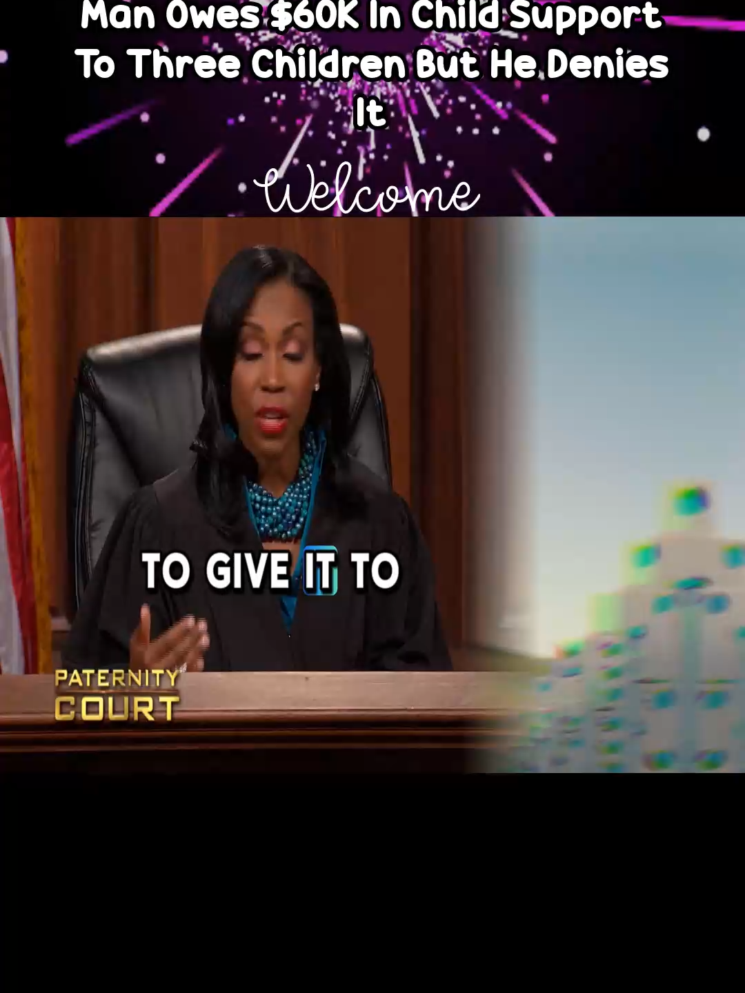 Man Owes $60K In Child Support To Three Children But He Denies It Part 02 #court #courtroomdrama #trialwatch #legaltiktokviral #courtroom #judge