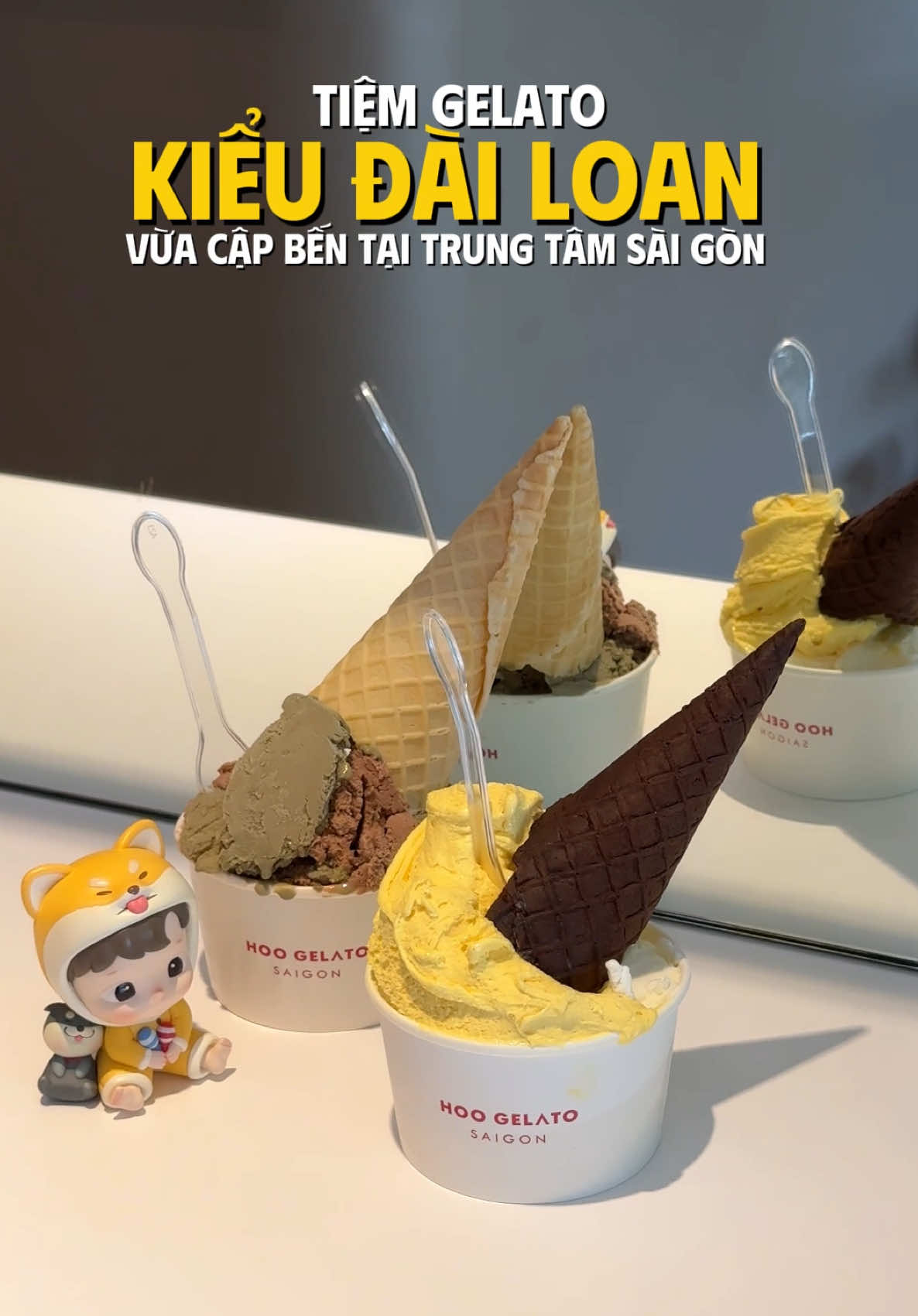Ăn gelato kiểu Đài với #coolbehaydi #dicungtiktok #didauosaigon #anngonmoingay 
