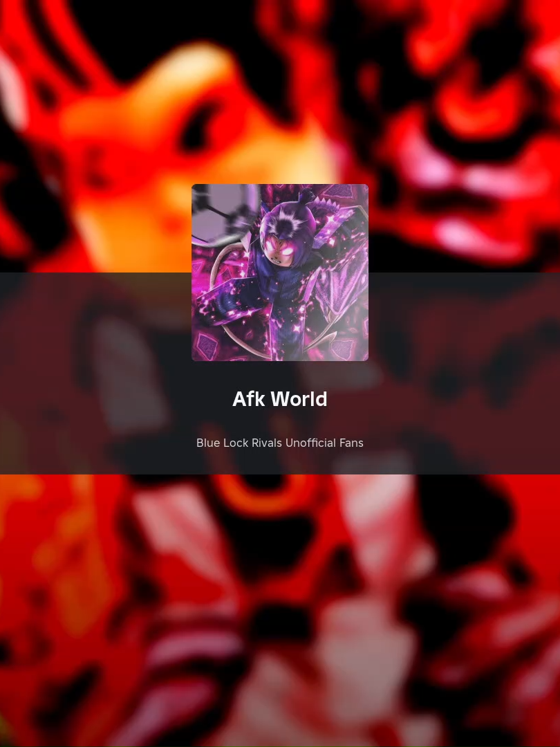 #bluelockrivals #roblox #bluelock #afkworld