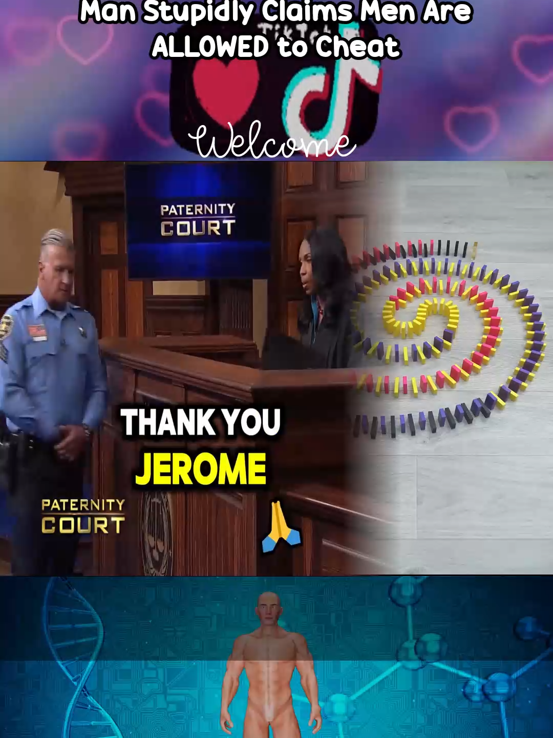 Man Stupidly Claims Men Are ALLOWED to Cheat Part 01 #court #courtroomdrama #trialwatch #legaltiktokviral #courtroom #judge