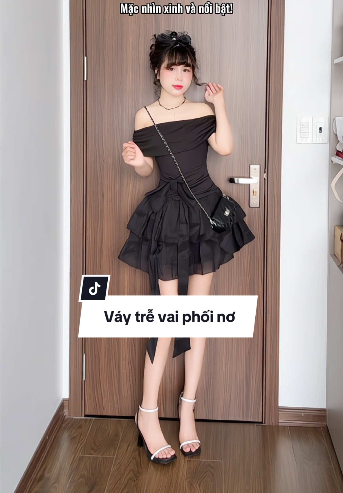 Váy trễ vai này mặc tôn dáng đẹp quá, lên đơn nào mấy bà 😍 #xuhuong #fyp #foryou #fashion #reviewquanao #vaynuxinh #vaynunhenhang #vaynudep #vaytrevai #vaytrevaixinh #vaytrevaidutiec #vaytrevaibeotang #vaysangchanh 