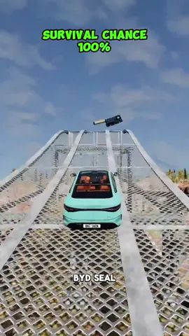 Chance of survival with different vehicles! #beamng #gameing #beamngcrashdrive #fyp 