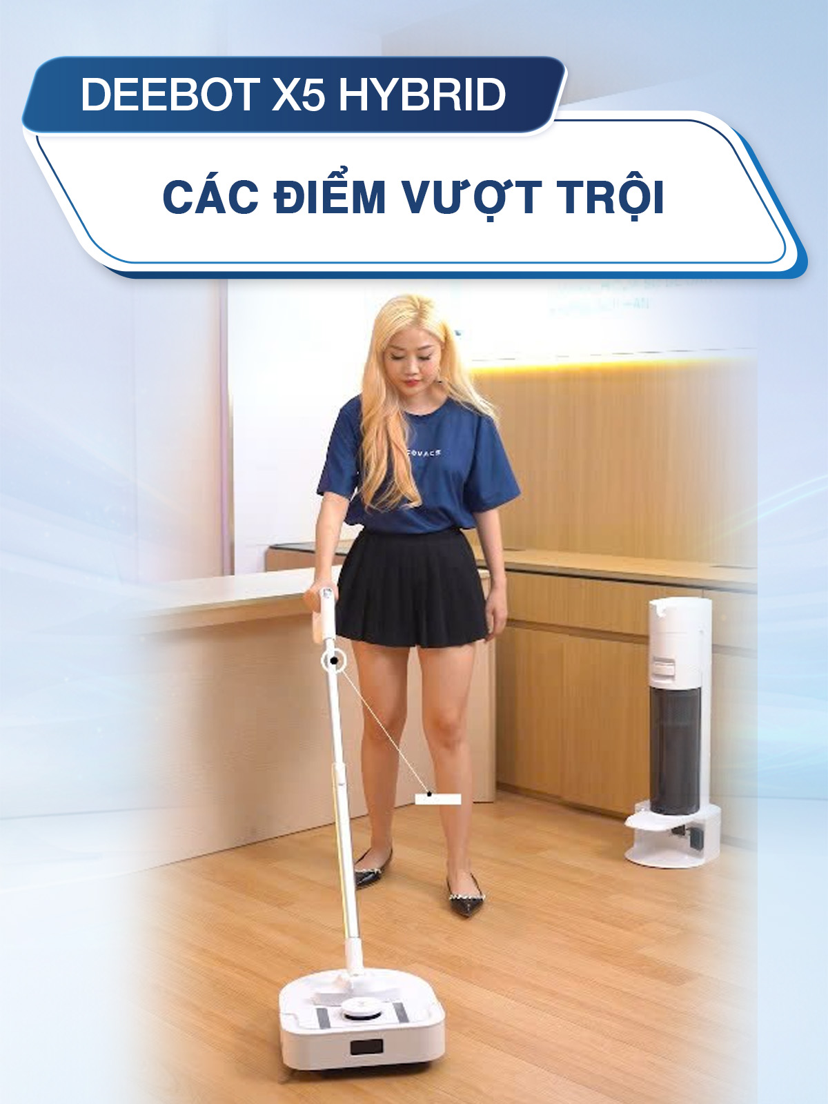 Giới thiệu các điểm vượt trội về robot hút bụi Ecovacs Deebot X5 Hybrid  #ecovacsvietnam #hoplongecommerce #giga #robothutbuiecovacs #EcovacsDeebotX5Hybrid #X5Hybrid