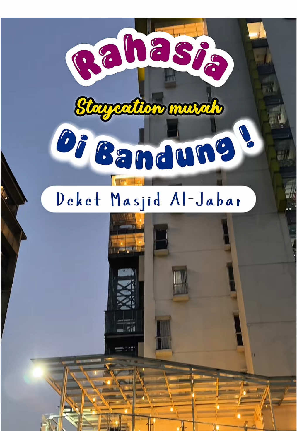 Lagi cari hotel di Bandung yang nyaman dan strategis? Shakti Hotel Bandung solusinya! Cuma beberapa menit ke Masjid Al Jabbar, fasilitas lengkap, kamar cozy, dan harga terjangkau! Wajib banget masuk list staycation kamu. #HotelDekatAlJabbar #ShaktiHotelBandung #StaycationBandung #RekomendasiHotel#tiktokgoschoolholidayfest #visitlevelingjuli #nexshaktihotelbandung 