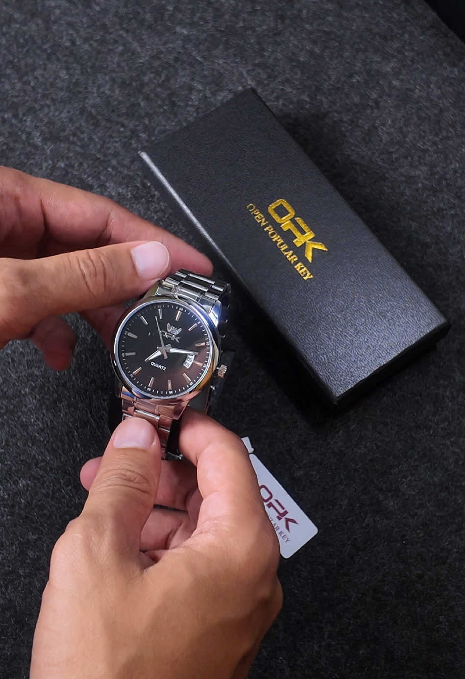 Murah tapi berkualiti nampak mahal  #jamlelaki #jamtangan #jamstainless #quartz #stainlesssteelwatch 