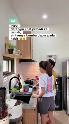 Libur panjang, energi ku habis 🫣 Pas lagi datengin chef, ehh tau-tau bumbu dapur pada habis juga 😟 #dapur #dapurminimalis #pov #kontenrelateble 