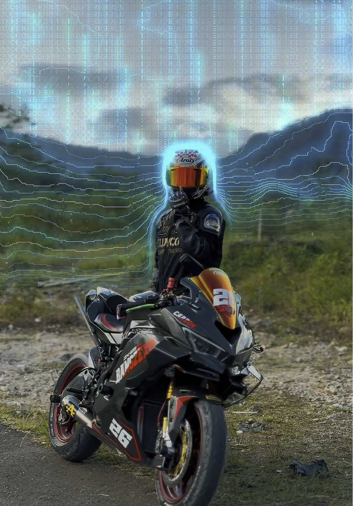 Zx25r bermain dengan alam !! Auto kotor 😖#zx25r #tiktok #fyp #sunmori #bikers  