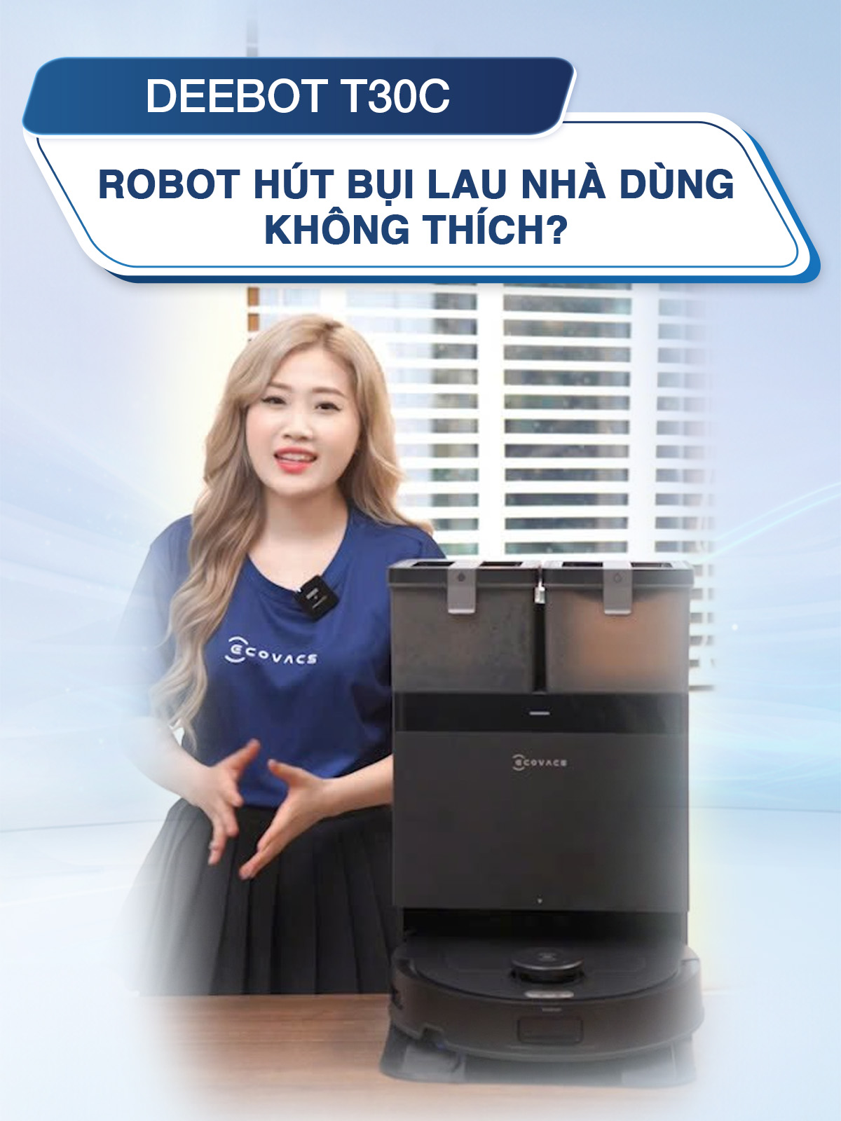 Robot hút bụi lau nhà Ecovacs Deebot T30C dùng có thích không? Cùng mình đi kiểm chứng trong video này nhé! #ecovacsvietnam #hoplongecommerce #giga #robothutbuiecovacs #deebott30c #EcovacsDeebotT30C