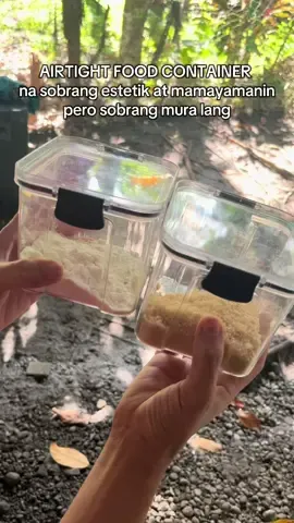 Estetik at mamayamanin ang design te #foodstorage #foodcontainer #foodkeeper #airtightcontainer #airtightmilkcontainer #mustbuy #fyp 
